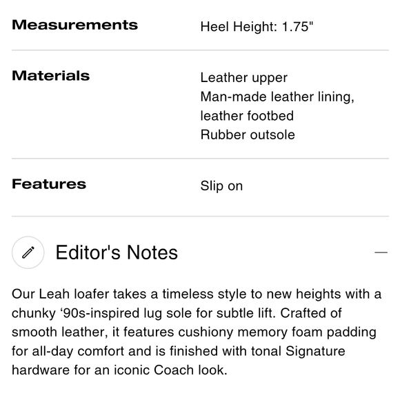 NWT Coach Leah Platform Lug Loafer in Maple Leather Brown - Picture 4 of 16